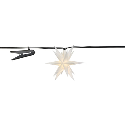 LED-Sternenlichterkette | 9 Sterne | Warmweiß | Ø 80 mm