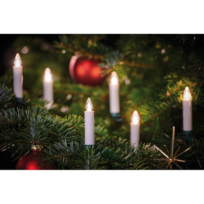 Kabellose LED-Baumkerzen LUMIX SUPERLIGHT FLAME | Warmweiß | Elfenbein