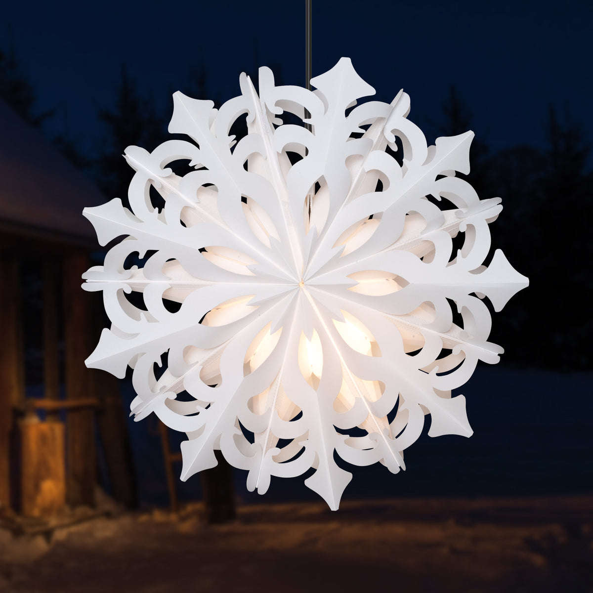 LARA Outdoor Christmas Star | 1 × E14 / 15 W | Ø 420 mm | Depth 160 mm