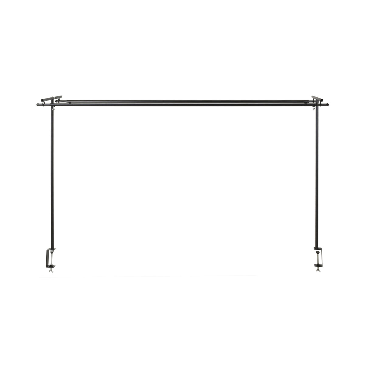 2-sided metal stand | black | for fairy lights & decoration | W 140–250 cm