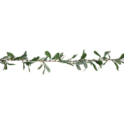 LED-Mistelgirlande MISTEL | Warmweiß | Weiße Beeren