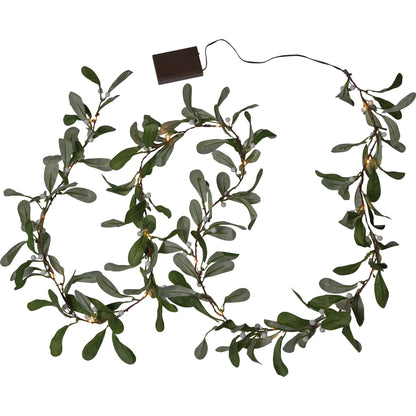 LED-Mistelgirlande MISTEL | Warmweiß | Weiße Beeren