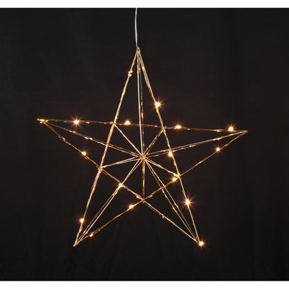 LED-Weihnachtsstern | LINE | 20 warmweiße LEDs