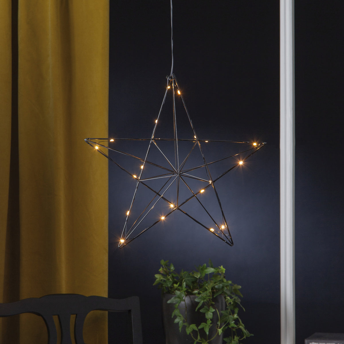 LED-Weihnachtsstern | LINE | 20 warmweiße LEDs