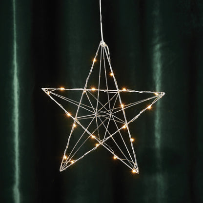 LED-Weihnachtsstern | LINE | 20 warmweiße LEDs