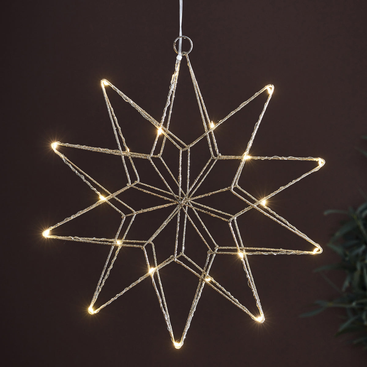 Stern | GLEAM | 20 warmweiße LEDs