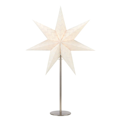 Weihnachtsstern | ADMIRA | Papier weiß | Samtstreifen