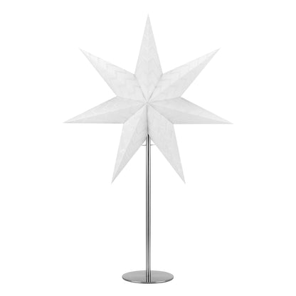 Weihnachtsstern | ADMIRA | Papier weiß | Samtstreifen