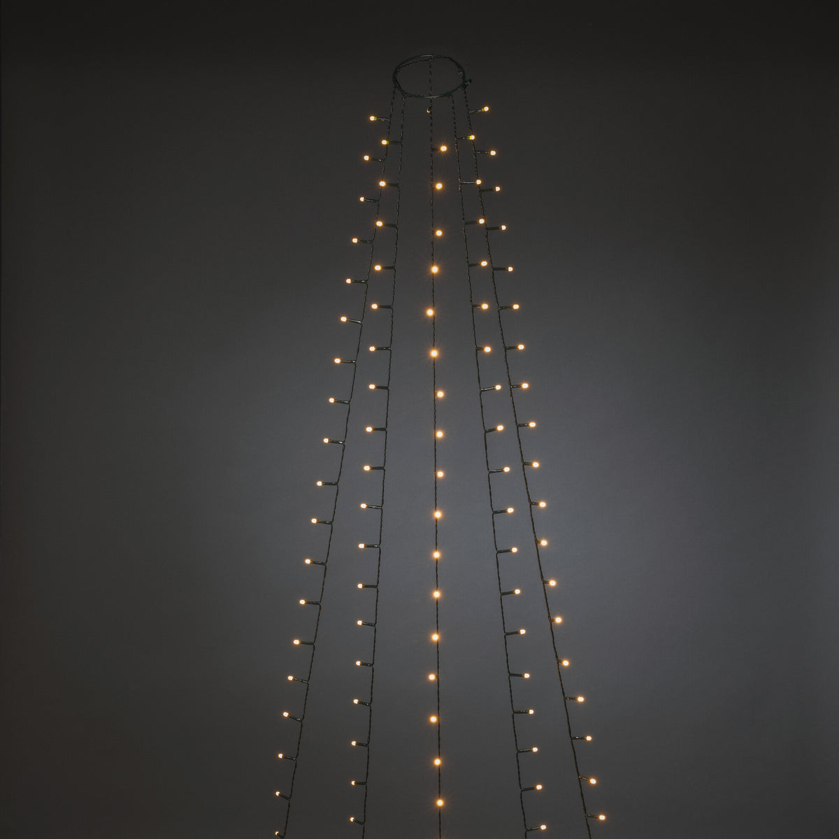 LED-Baumlichterkette | 150 bernsteinfarbene LEDs | Timer