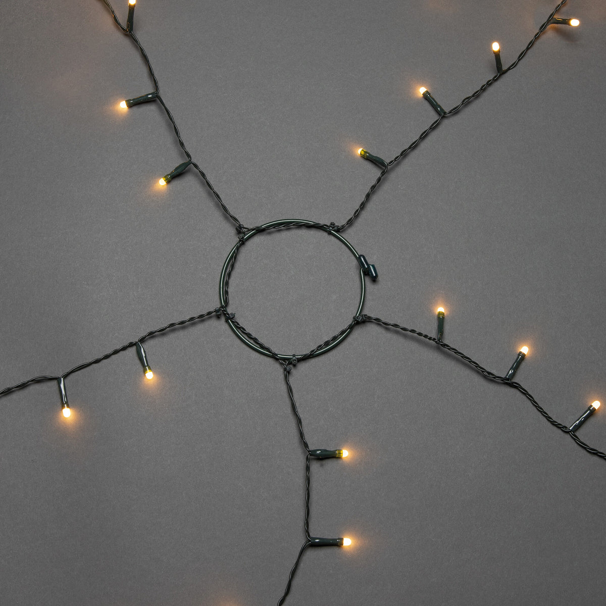 LED-Baumlichterkette | 150 bernsteinfarbene LEDs | Timer