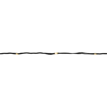 LED-Minilichterkette | Warmweiß | Tropfenförmige LEDs | Grünes Kabel