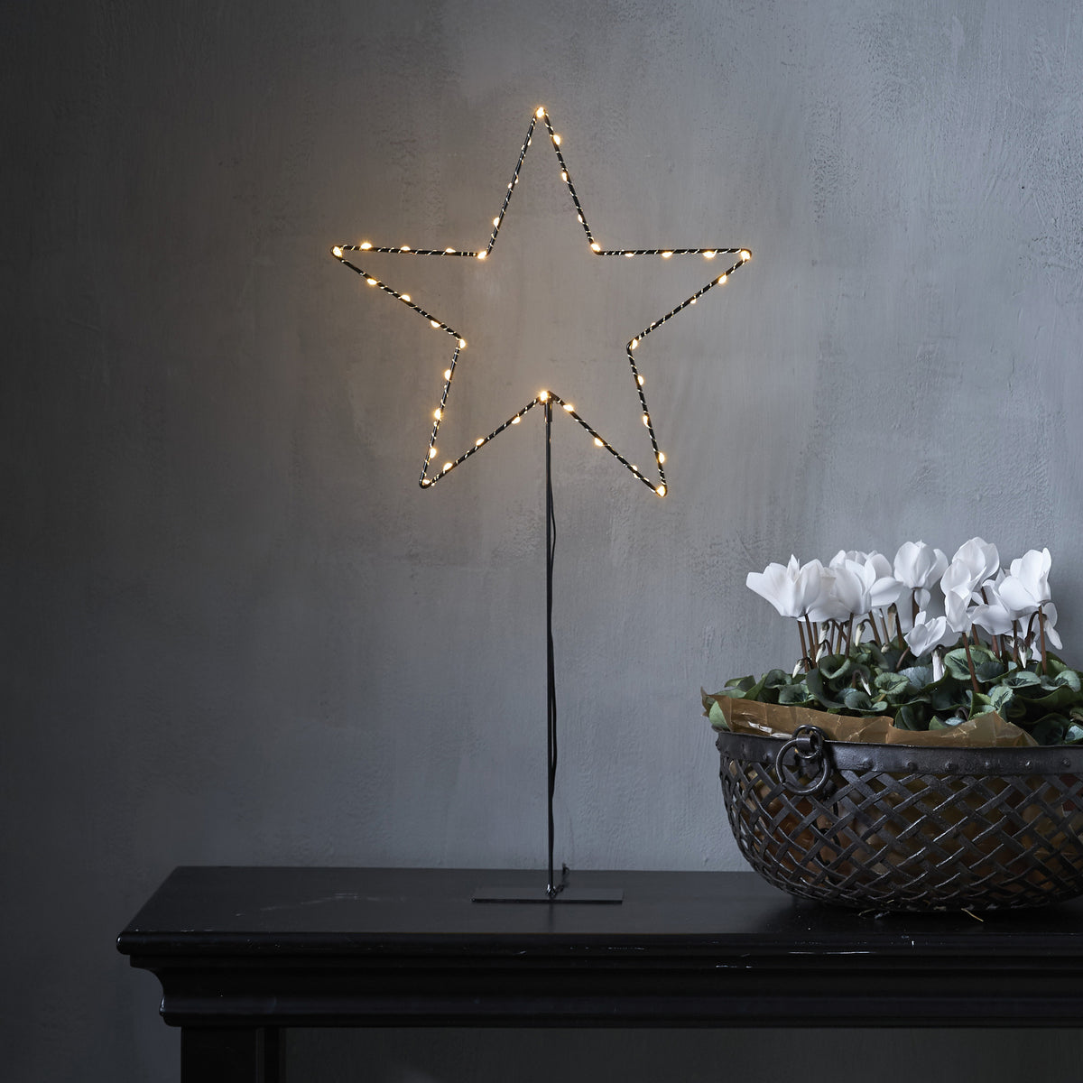 LED-Standstern | MIRA | warmweiße LEDs