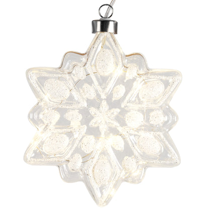 LED Snowflake | 10 warm white LEDs