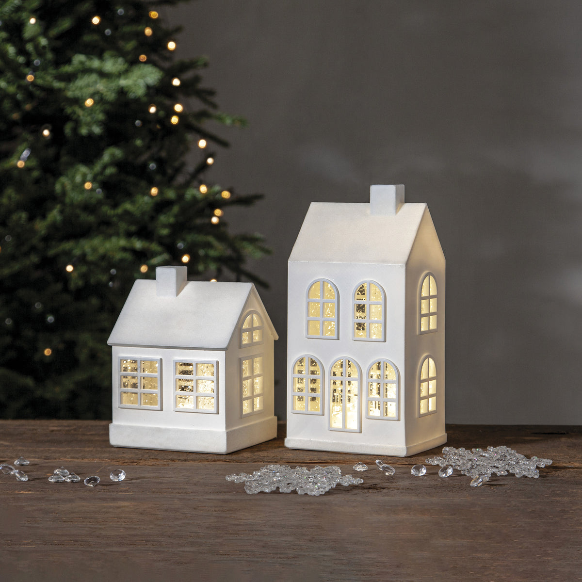 Water lantern | VINTER | Church & house | Glitter & swirl | warm white LEDs