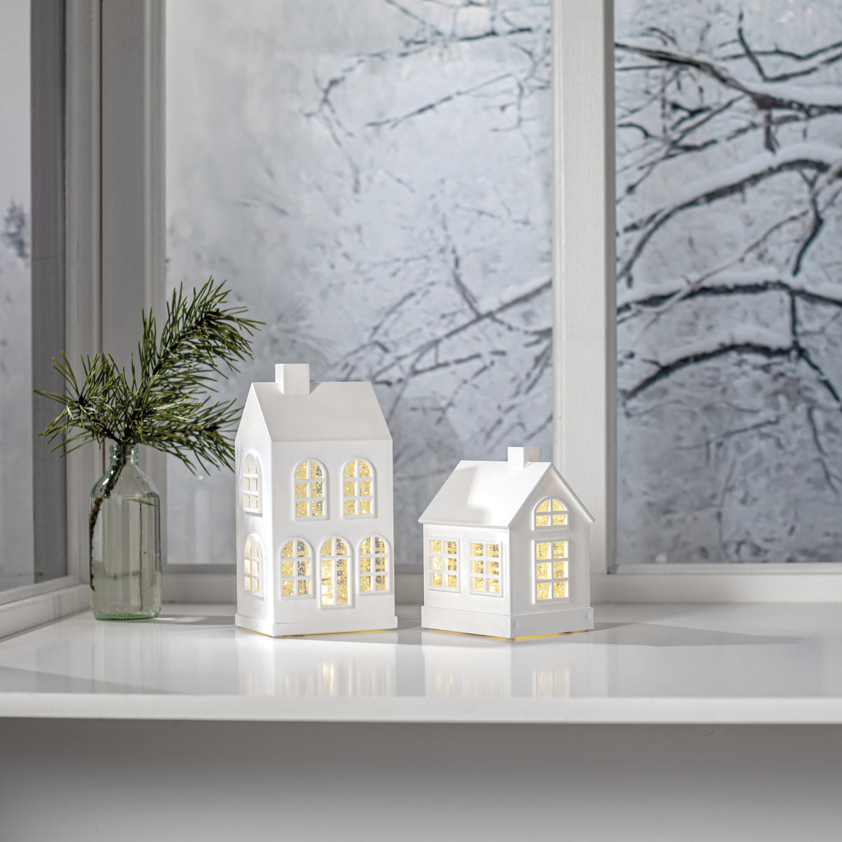 Water lantern | VINTER | Church & house | Glitter & swirl | warm white LEDs