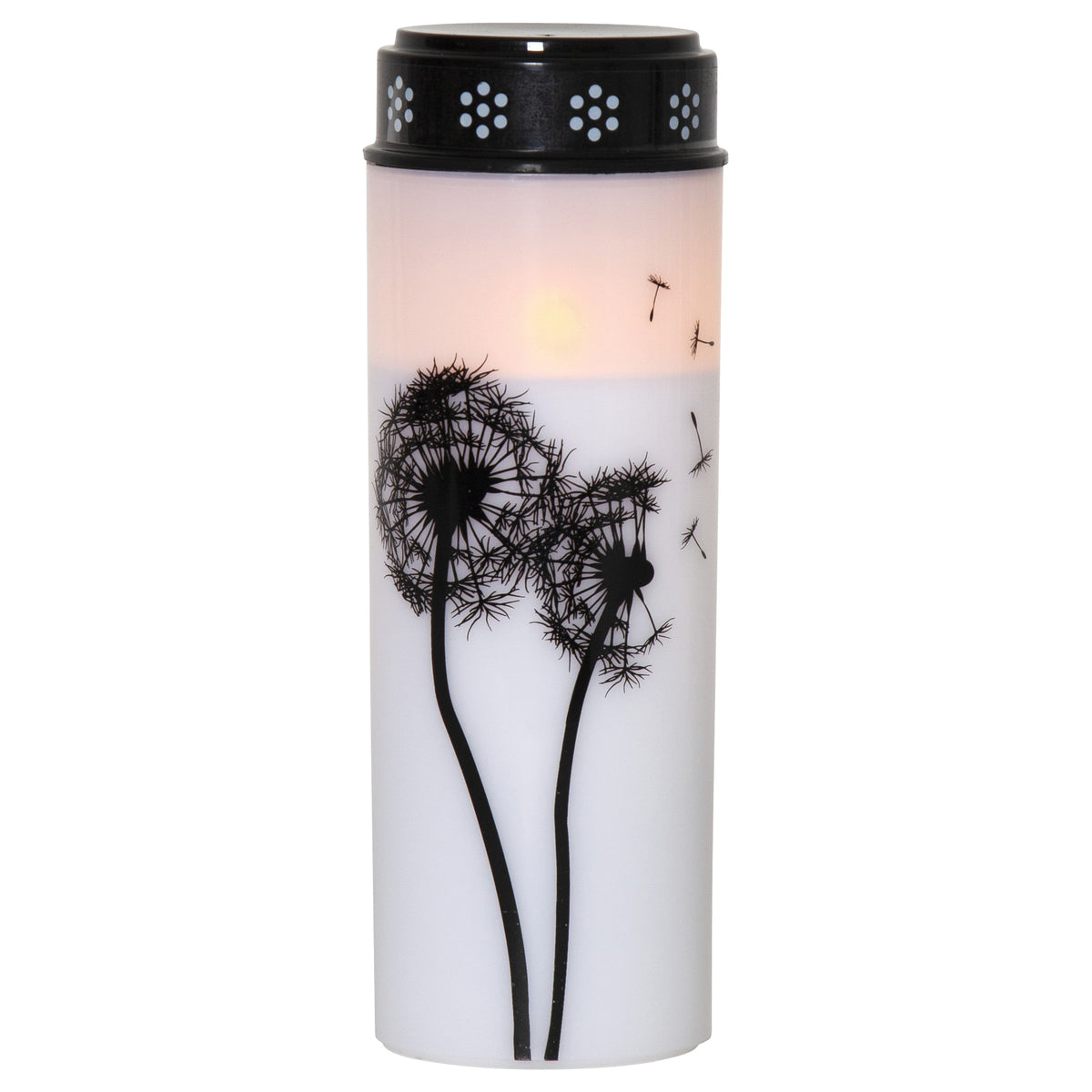 LED-Grablicht PUSTEBLUME | Warmweiß flackernd | Zwei Größen