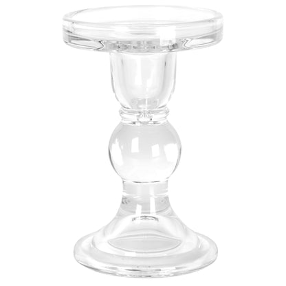 Kerzenständer | Glas transparent | für Tafelkerzen bis Ø 21 mm