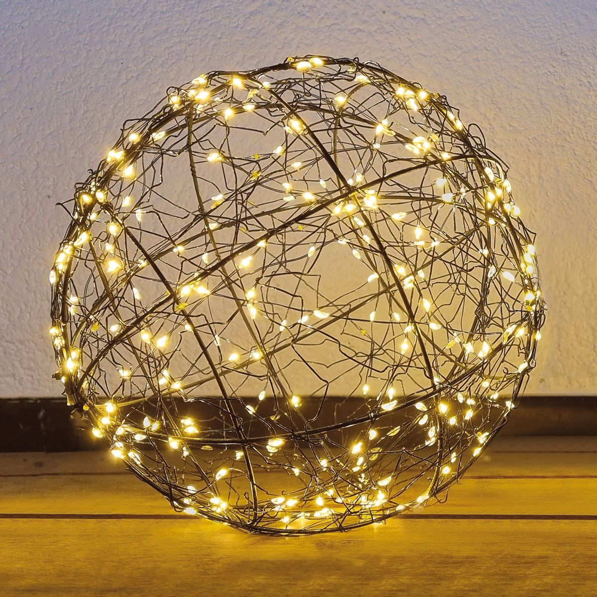 LED-Außenkugel | Warmweiß blinkend | Ø 250 oder 350 mm