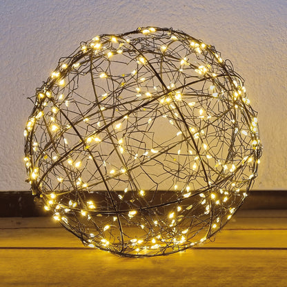 LED-Außenkugel | Warmweiß blinkend | Ø 250 oder 350 mm