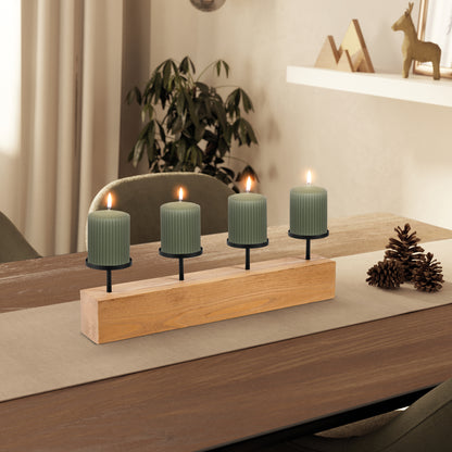 Kerzenständer | GYODA | Adventskranz | für 4 Kerzen bis Ø 80 mm