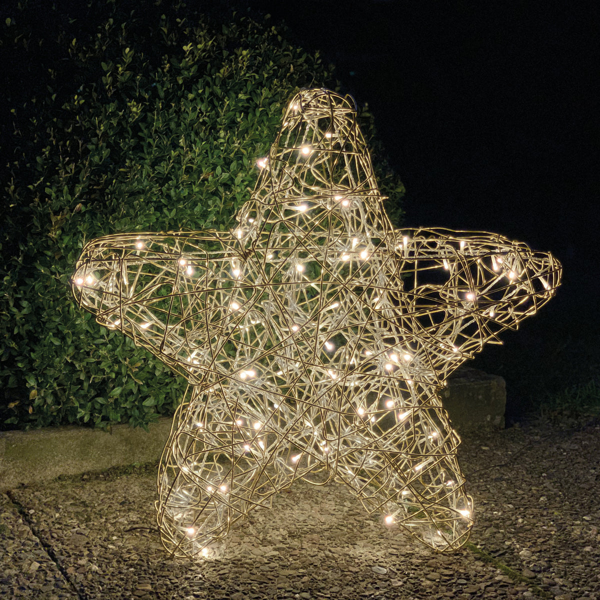 LED-Stern GALAX STAR | Warmweiß | Silber oder Gold