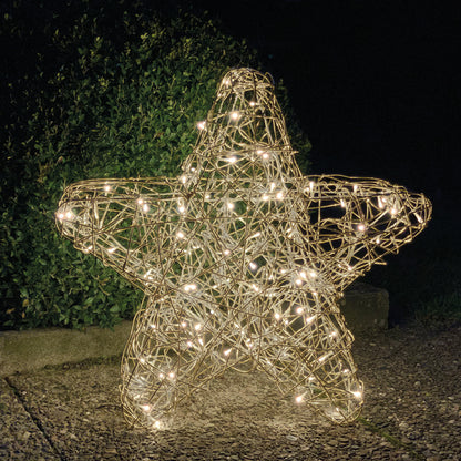 LED-Stern GALAX STAR | Warmweiß | Silber oder Gold