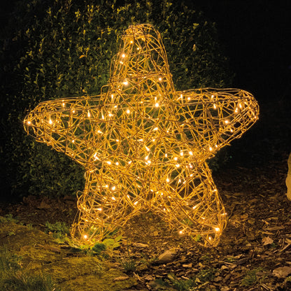 LED-Stern GALAX STAR | Warmweiß | Silber oder Gold