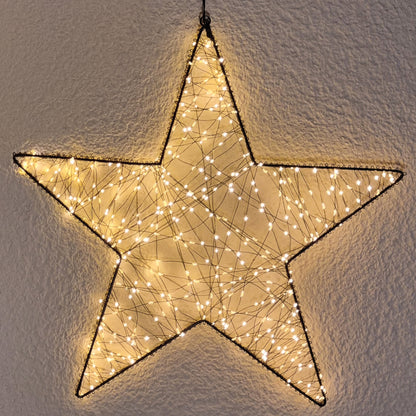 LED-Stern | Superwarmweiß | Dreistufig dimmbar | Drei Größen
