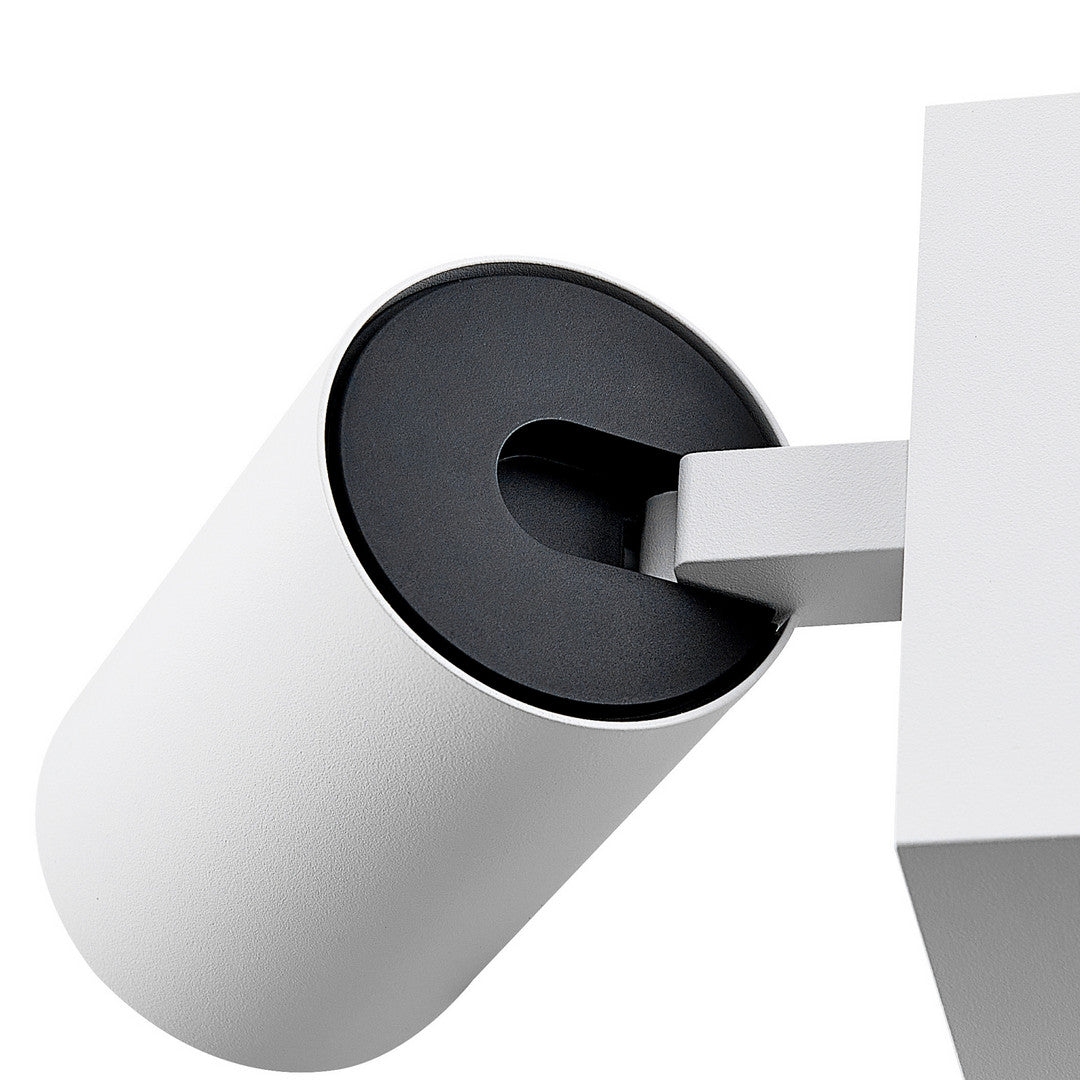 Leseleuchte - Can Tilt Square USB, 1x 7,5 W GU10, Weiß