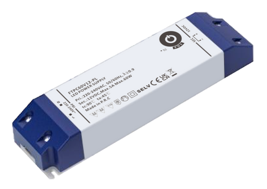 POS LED Driver 12 V / 5 A (60 W), Konstantspannung