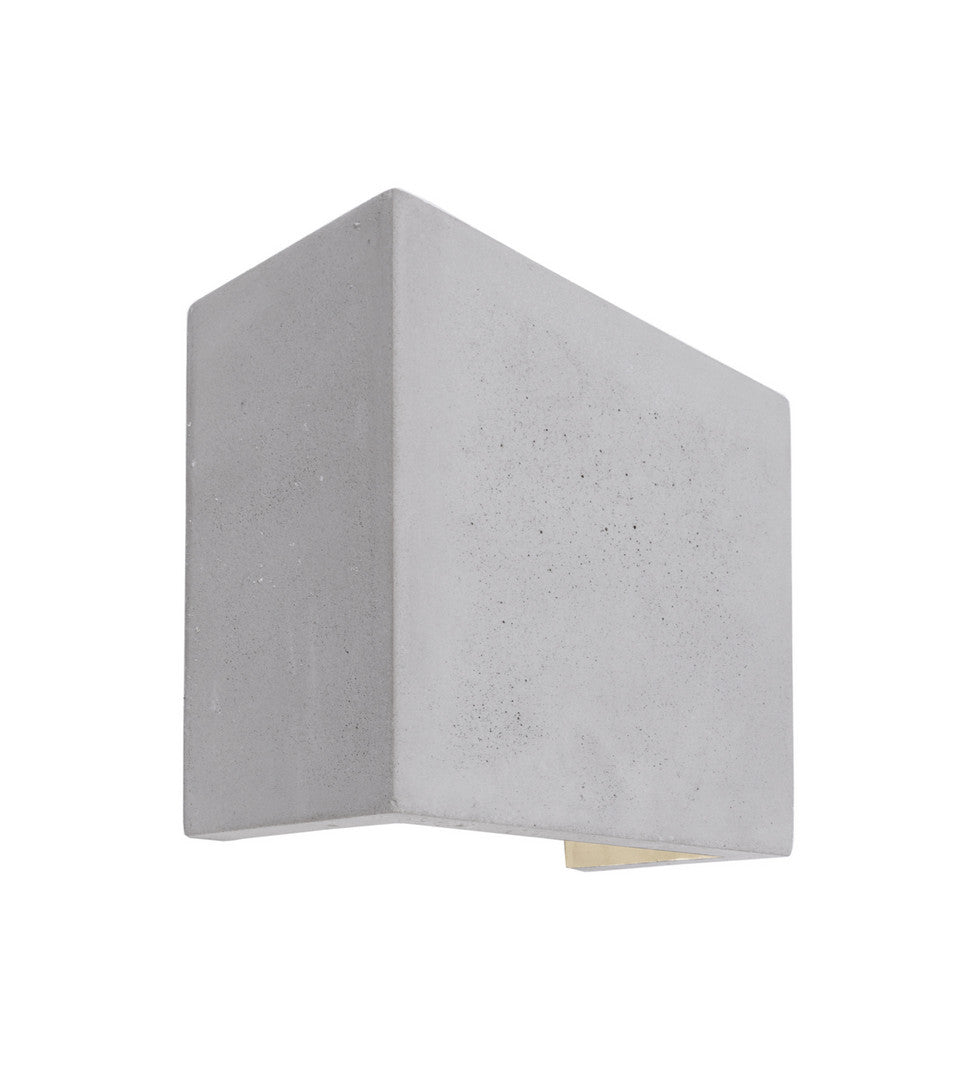 Surface-mounted wall light - Quinta II, 6 W, 3000 K, gray