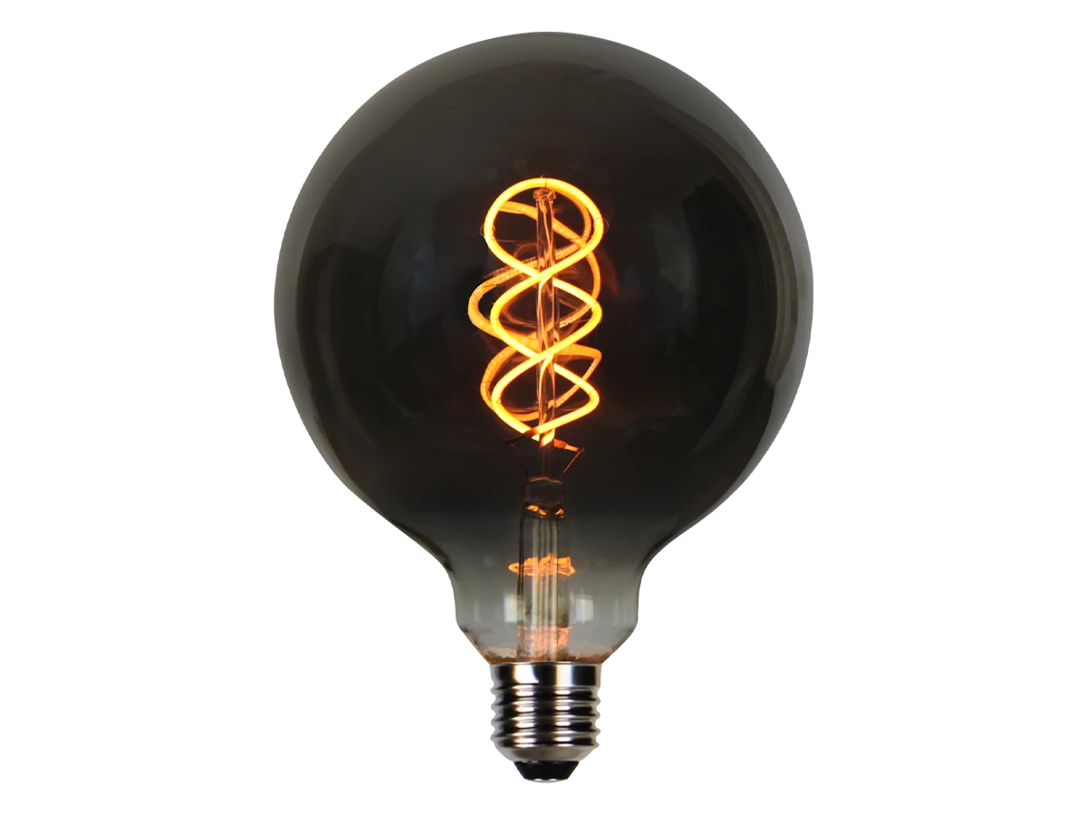 Globe G125 E27 LED Filament Graphite | 4W, 1800K, dimmbar