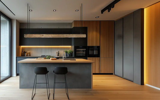 Altholz-Hängeleuchte HOIZ – Unikat aus 1820