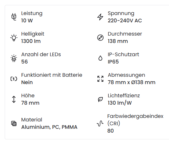 LED Außenwandleuchte Orvo Weiß | Moderne Aluminium-Wandleuchte mit wählbarer Lichtfarbe (Kopie)