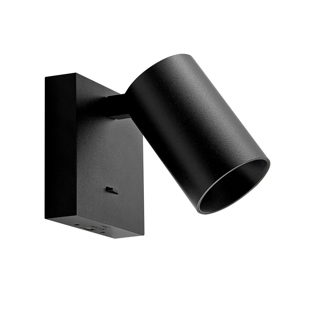 Leseleuchte - Can Tilt Square USB, 1x 7,5 W GU10, Weiß