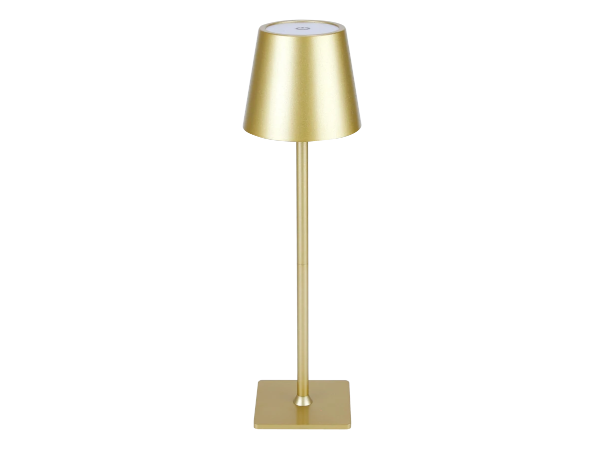 Elegante Akku-Tischlampe „TAZA“  kabellos, dimmbar & wetterfest