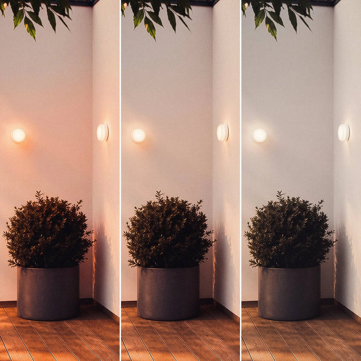 LED Außenwandleuchte Orvo Weiß | Moderne Aluminium-Wandleuchte mit wählbarer Lichtfarbe (Kopie)