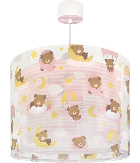 Kinderzimmer Deckenleuchte Baby Teddy Rosa