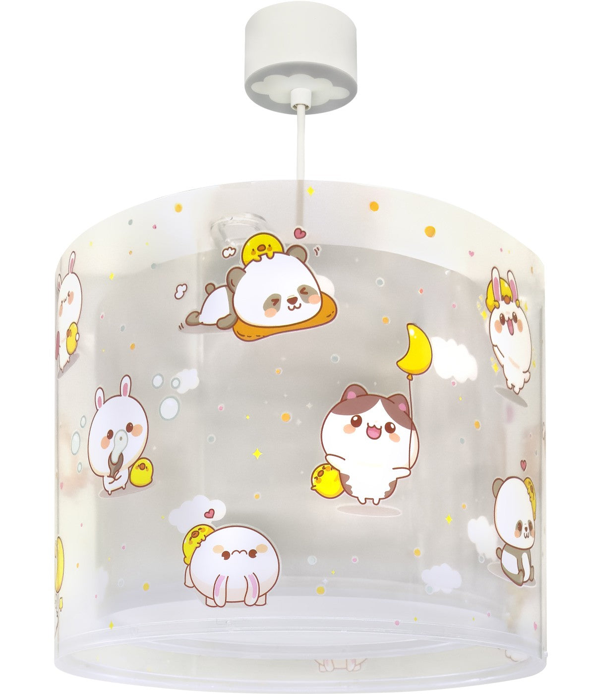Deckenleuchte Kawaii Friends | Tiere Grau