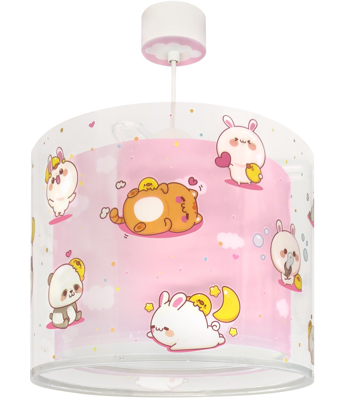 Kinderzimmer Deckenleuchte Kawaii Friends Rosa Tiere