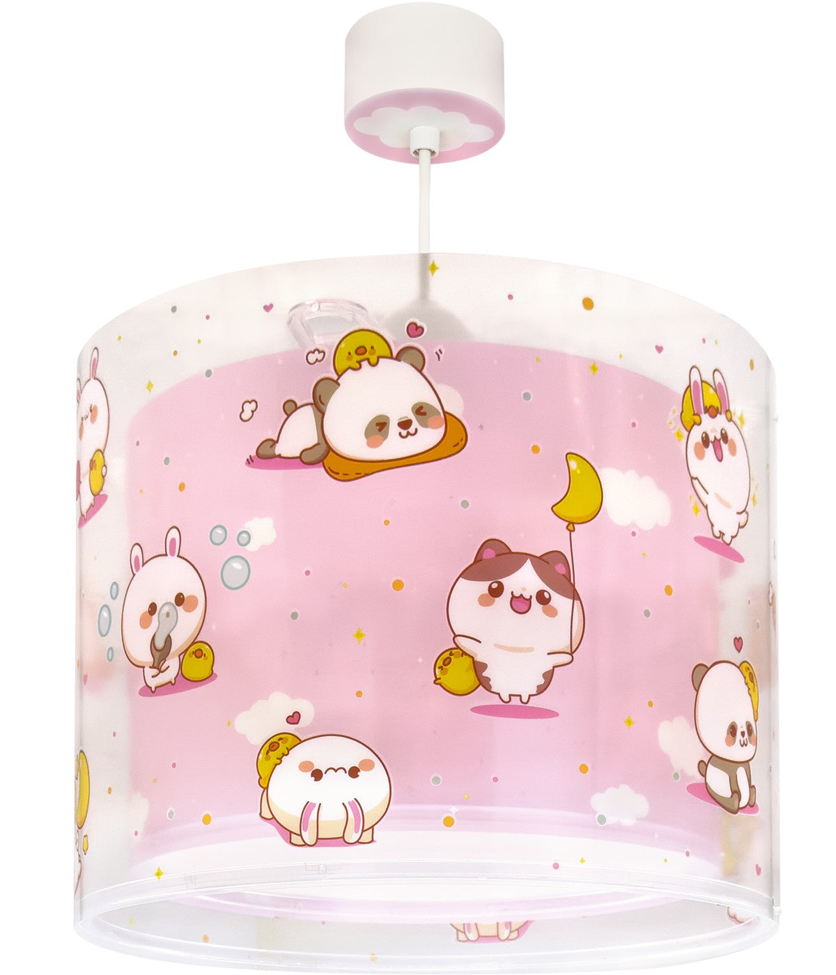 Kinderzimmer Deckenleuchte Kawaii Friends Rosa Tiere