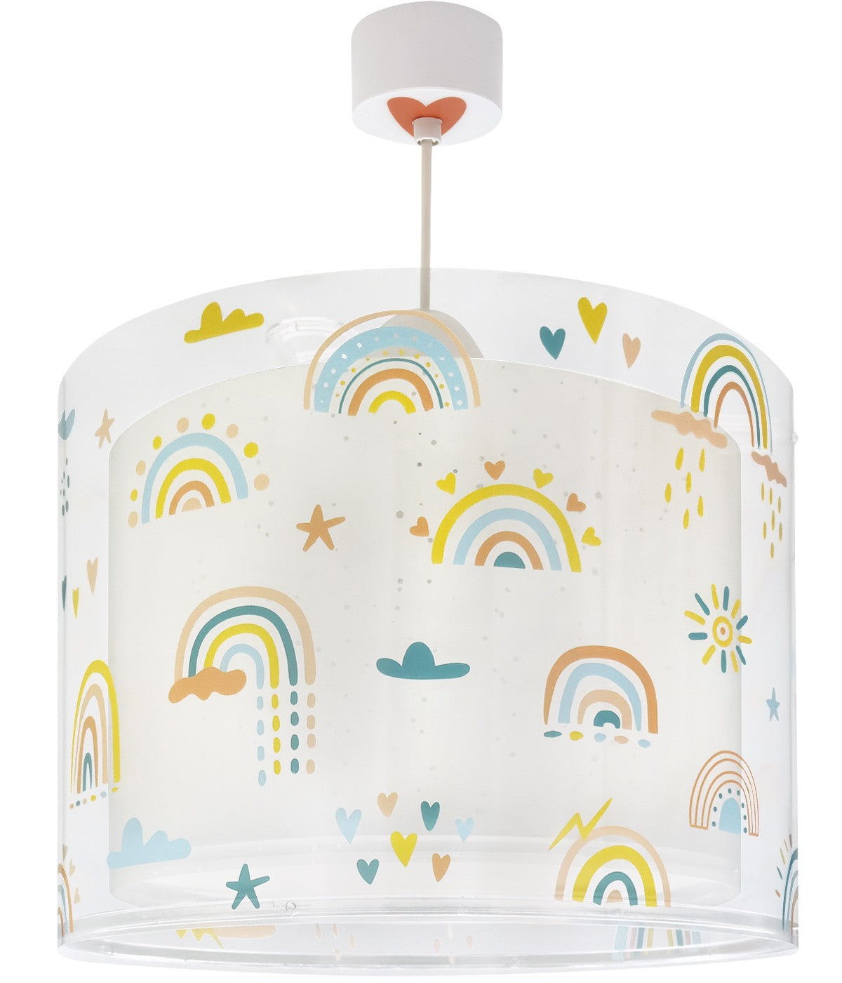 Kinderzimmer Deckenleuchte Kawaii Rainbow – Regenbogen Rosa