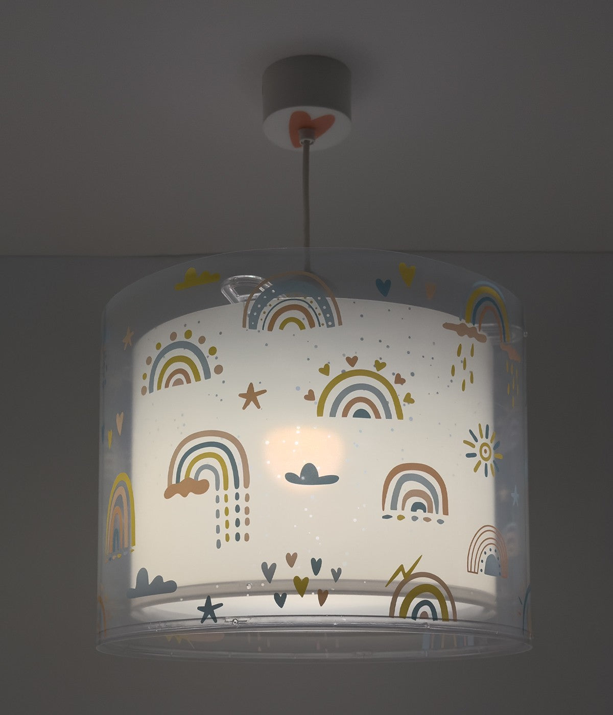 Kinderzimmer Deckenleuchte Kawaii Rainbow – Regenbogen Rosa