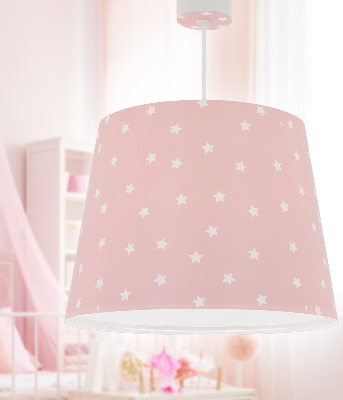 Kinderzimmer Deckenleuchte Star Light – Sterne Rosa