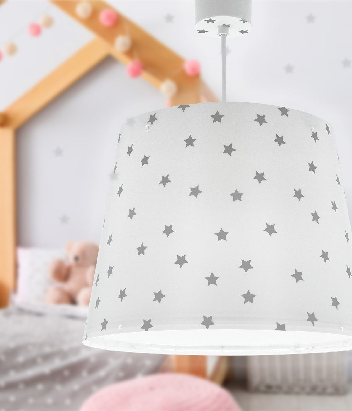 Kinderzimmer Deckenleuchte Star Light – Sterne Weiß
