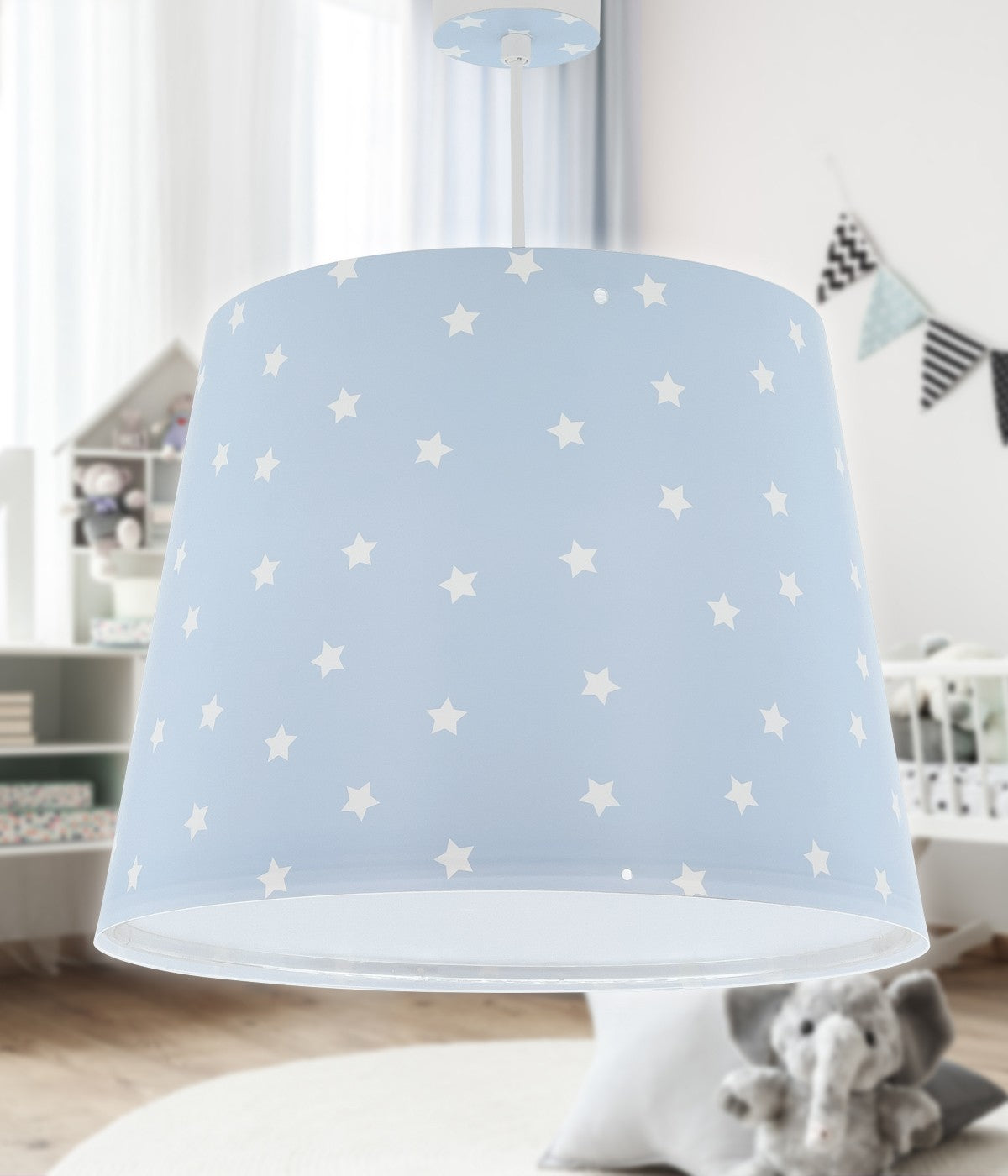 Kinderzimmer Deckenleuchte Star Light – Sterne Blau