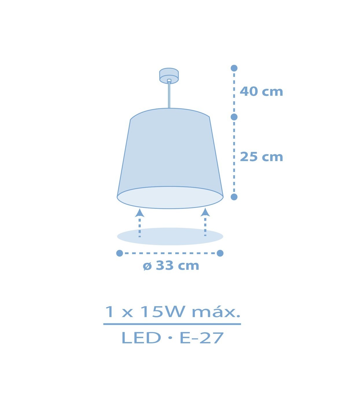 Kinderzimmer Deckenleuchte Star Light – Sterne Blau