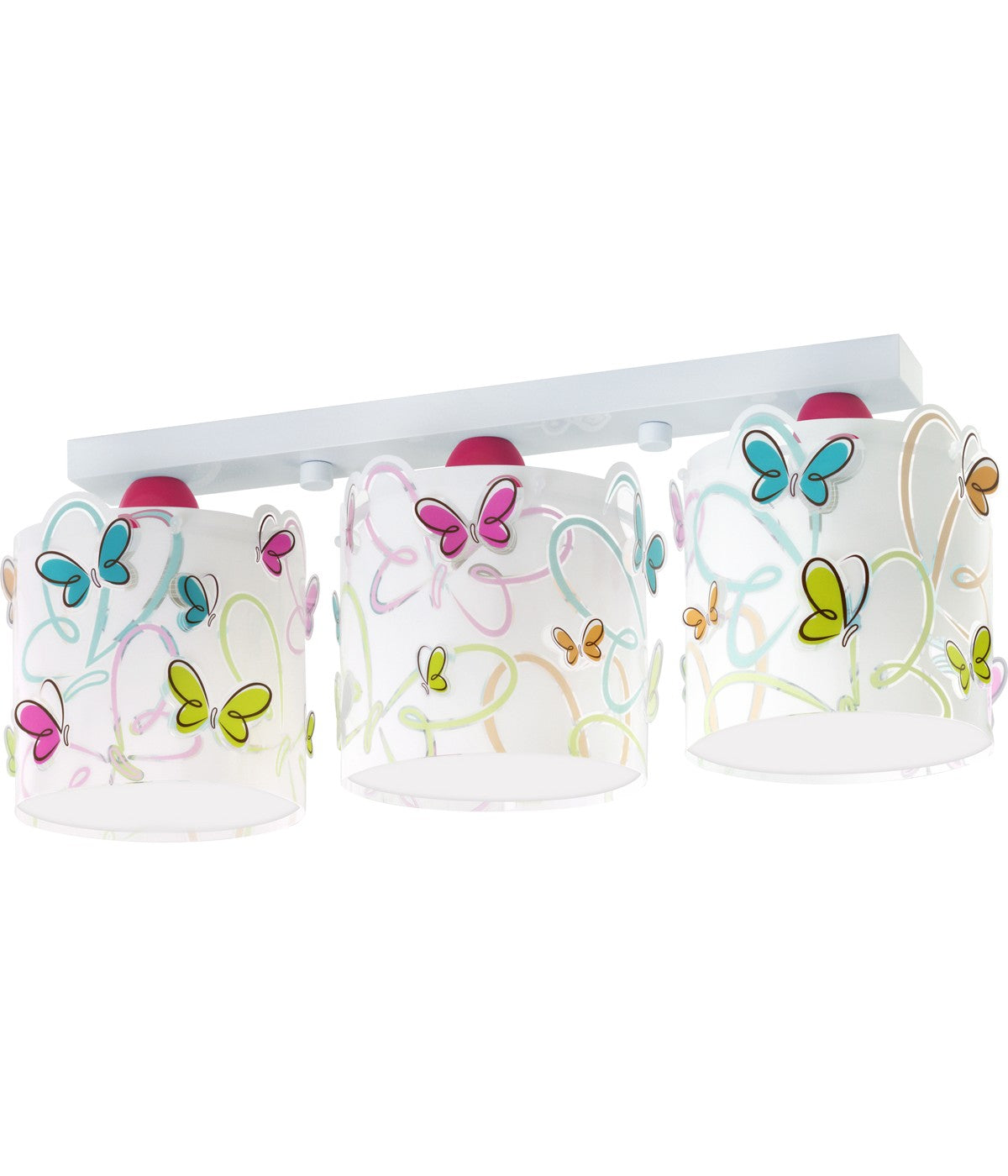 Kinder-Deckenleuchte Butterfly | Schmetterlinge 3-flammig
