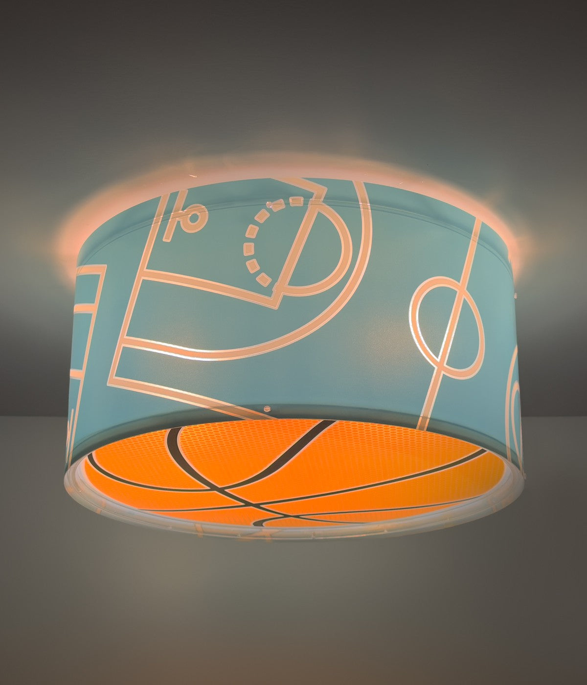 Deckenleuchte Basket | Basketball Blau