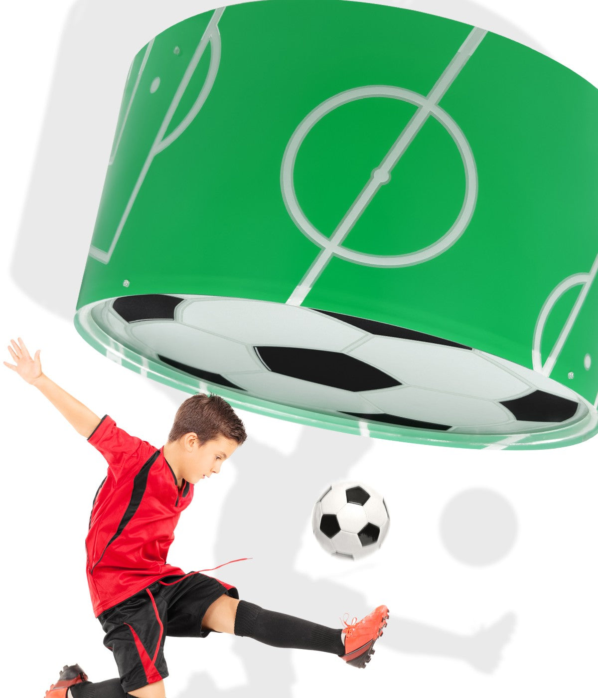 Deckenleuchte Football | Fußball Grün